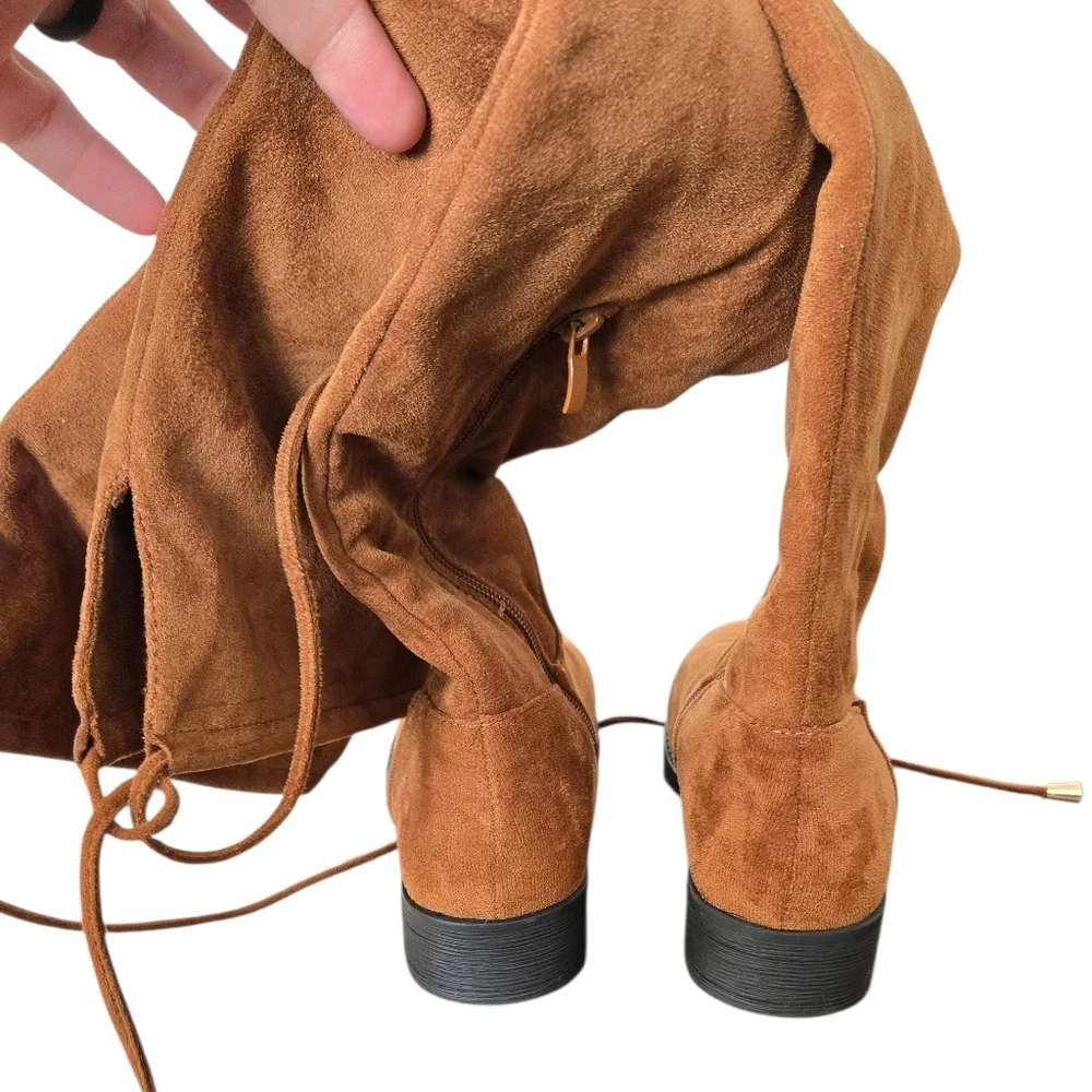 Suede Brown Suede Boots Size 7